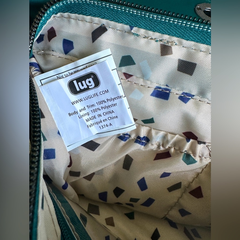 Lug Emerald Teal Allegro Shoulder Crossbody Bag - NWOT - Picture 9 of 10